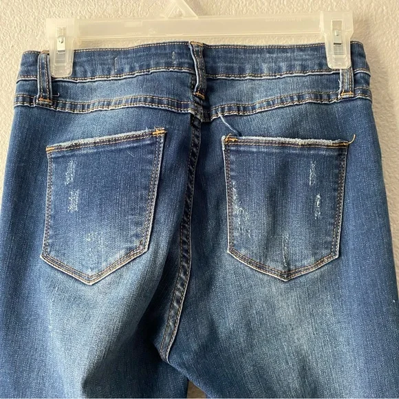 I & M Jeans | Women’s High Rise ripped Blue jeans Size 3 - Picture 5 of 12